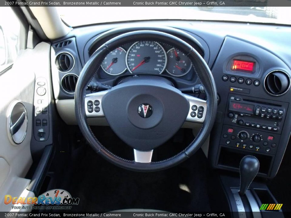 2007 Pontiac Grand Prix Sedan Bronzestone Metallic / Cashmere Photo #19
