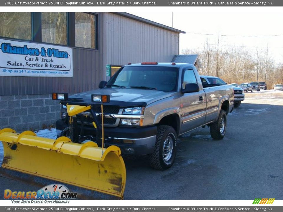 2003 Chevrolet Silverado 2500HD Regular Cab 4x4 Dark Gray Metallic / Dark Charcoal Photo #1
