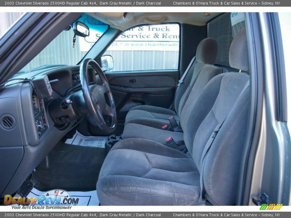2003 Chevrolet Silverado 2500HD Regular Cab 4x4 Dark Gray Metallic / Dark Charcoal Photo #3