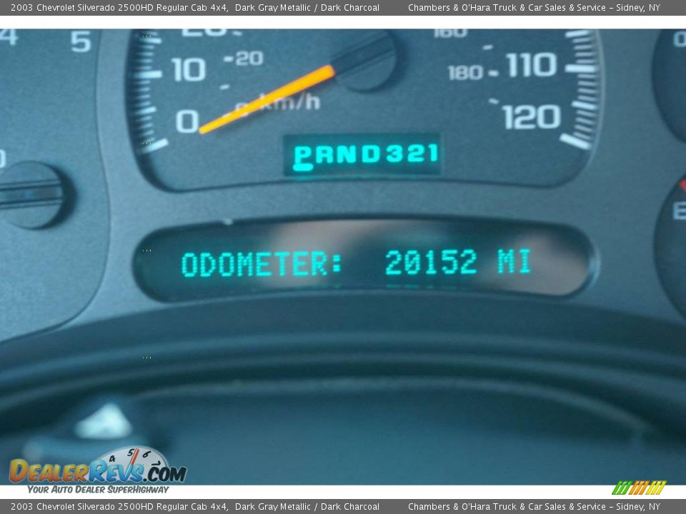2003 Chevrolet Silverado 2500HD Regular Cab 4x4 Dark Gray Metallic / Dark Charcoal Photo #4