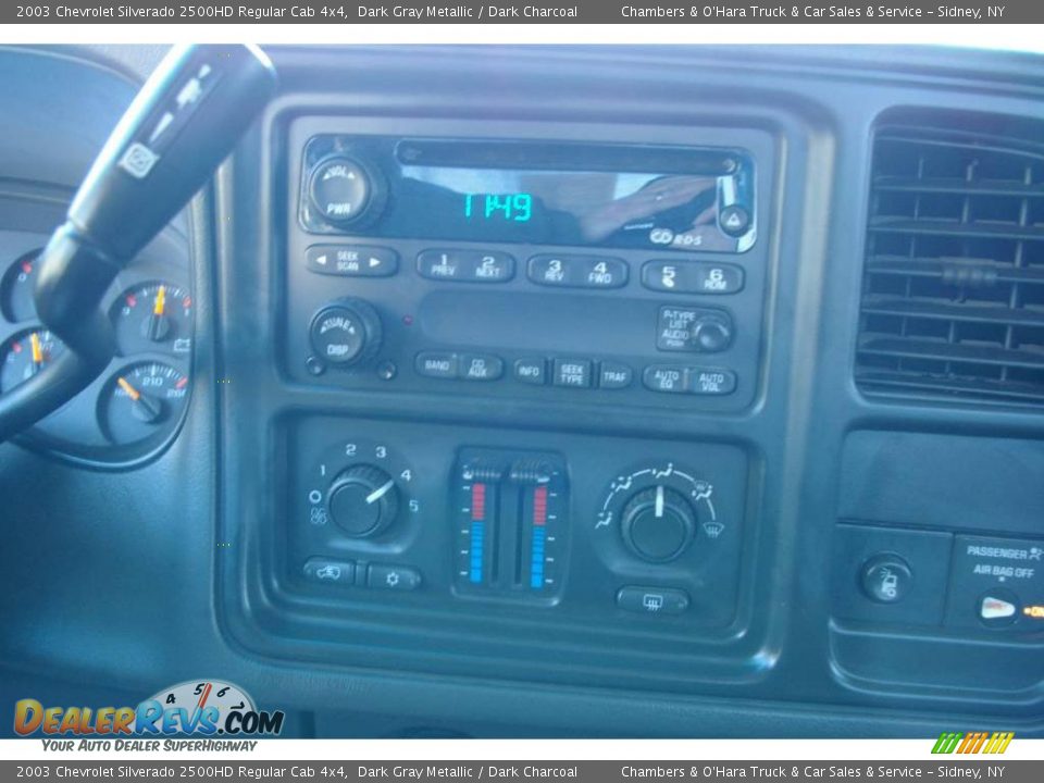2003 Chevrolet Silverado 2500HD Regular Cab 4x4 Dark Gray Metallic / Dark Charcoal Photo #5