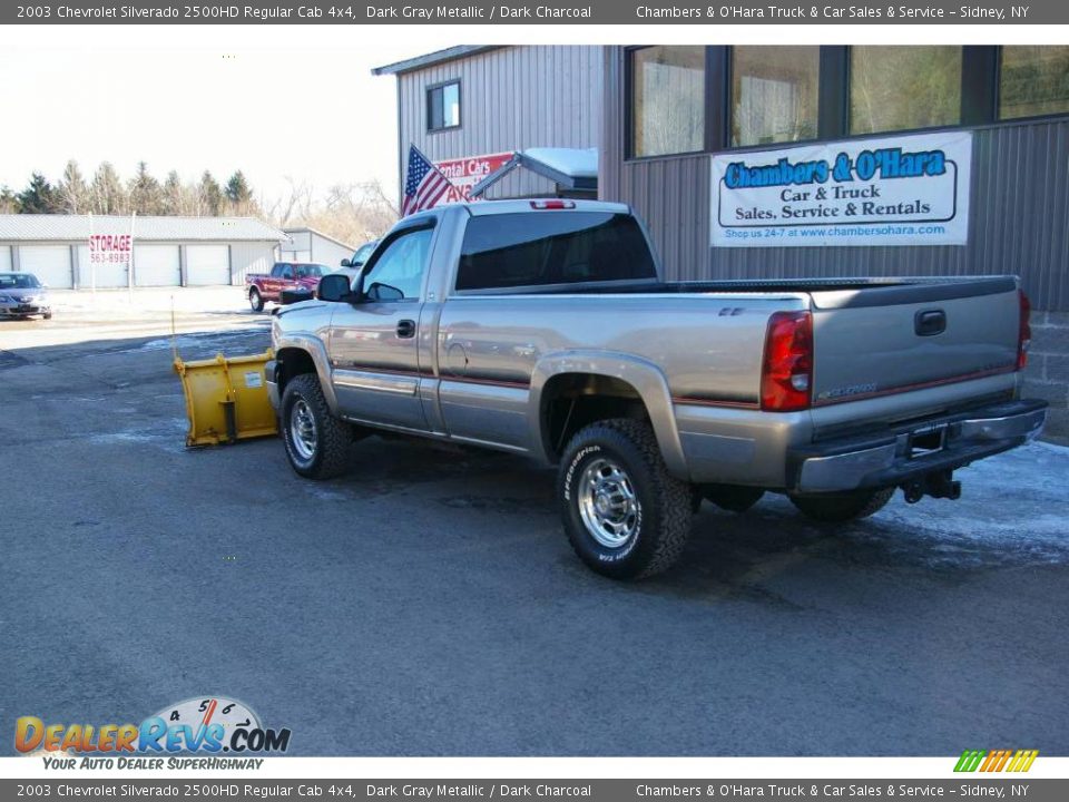2003 Chevrolet Silverado 2500HD Regular Cab 4x4 Dark Gray Metallic / Dark Charcoal Photo #8
