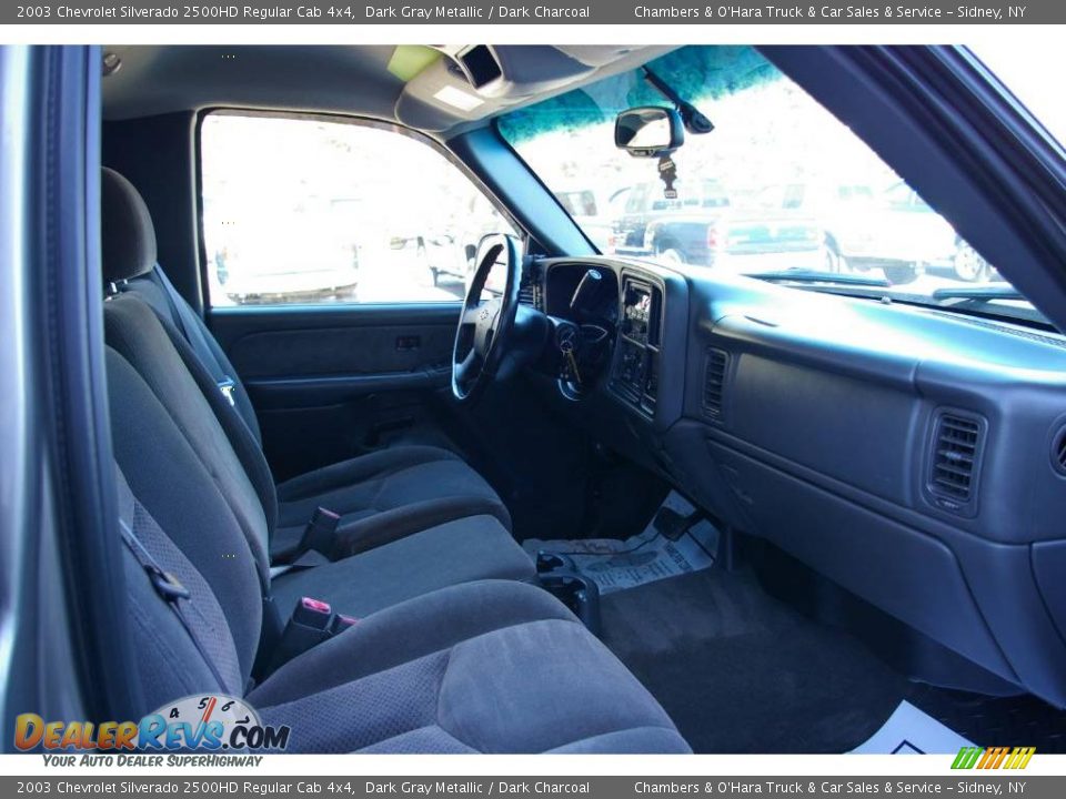 2003 Chevrolet Silverado 2500HD Regular Cab 4x4 Dark Gray Metallic / Dark Charcoal Photo #11