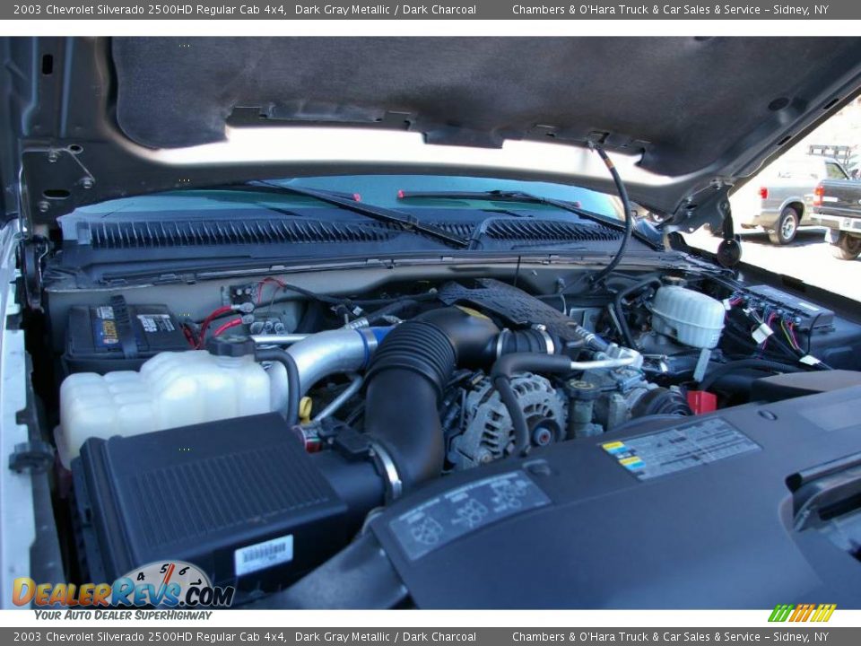2003 Chevrolet Silverado 2500HD Regular Cab 4x4 Dark Gray Metallic / Dark Charcoal Photo #13
