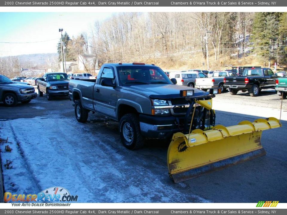 2003 Chevrolet Silverado 2500HD Regular Cab 4x4 Dark Gray Metallic / Dark Charcoal Photo #15