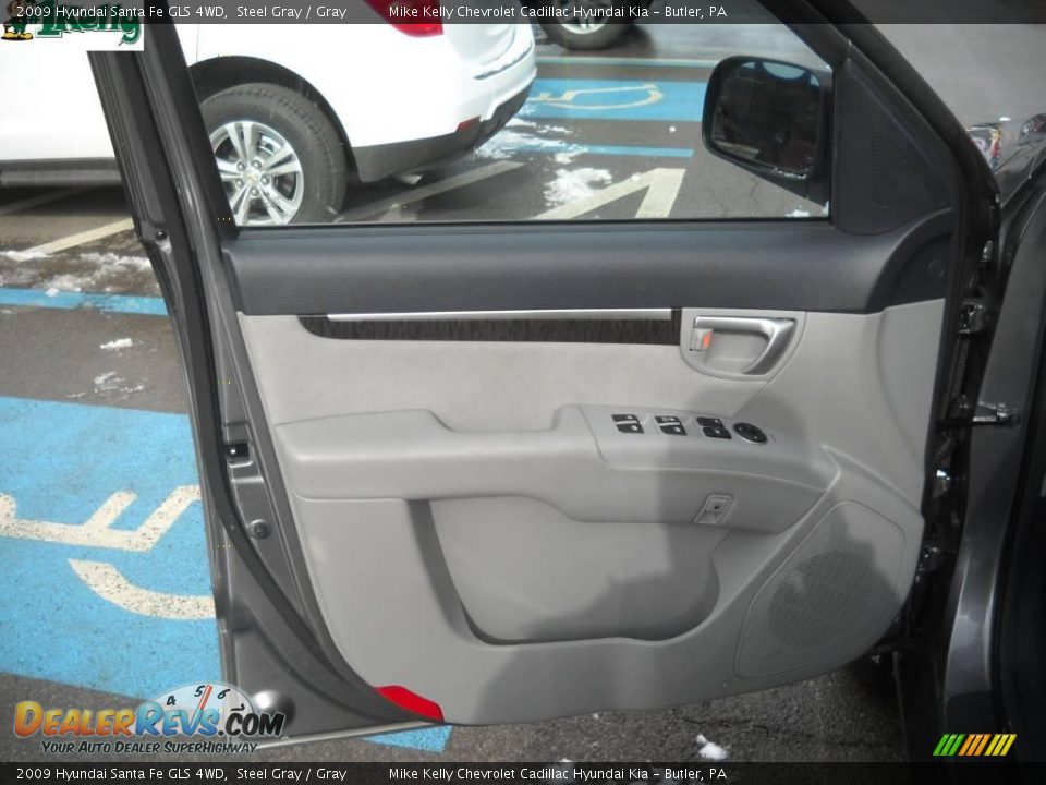 2009 Hyundai Santa Fe GLS 4WD Steel Gray / Gray Photo #7