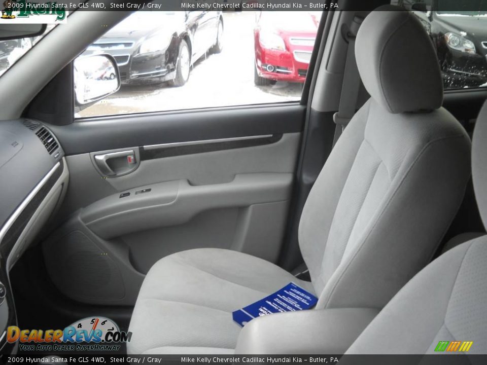 2009 Hyundai Santa Fe GLS 4WD Steel Gray / Gray Photo #9