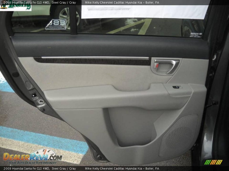 2009 Hyundai Santa Fe GLS 4WD Steel Gray / Gray Photo #11