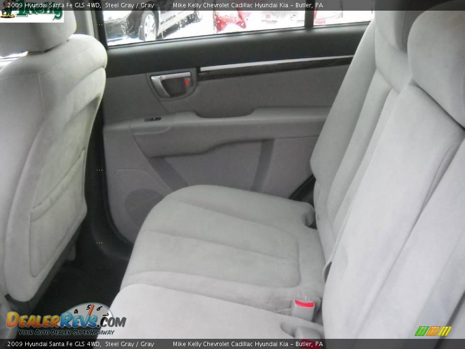 2009 Hyundai Santa Fe GLS 4WD Steel Gray / Gray Photo #12