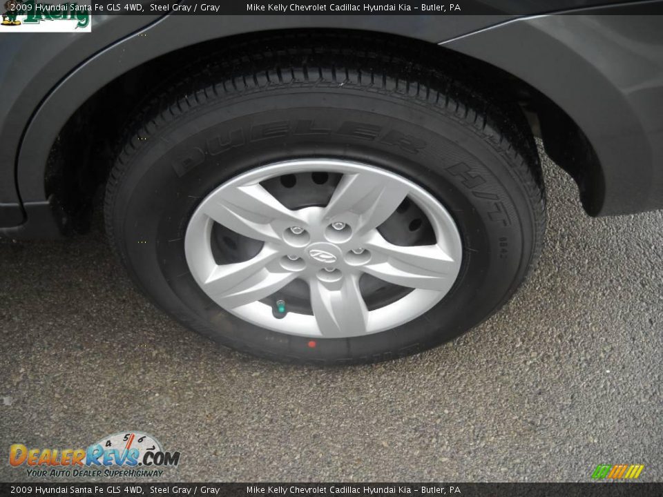 2009 Hyundai Santa Fe GLS 4WD Steel Gray / Gray Photo #13
