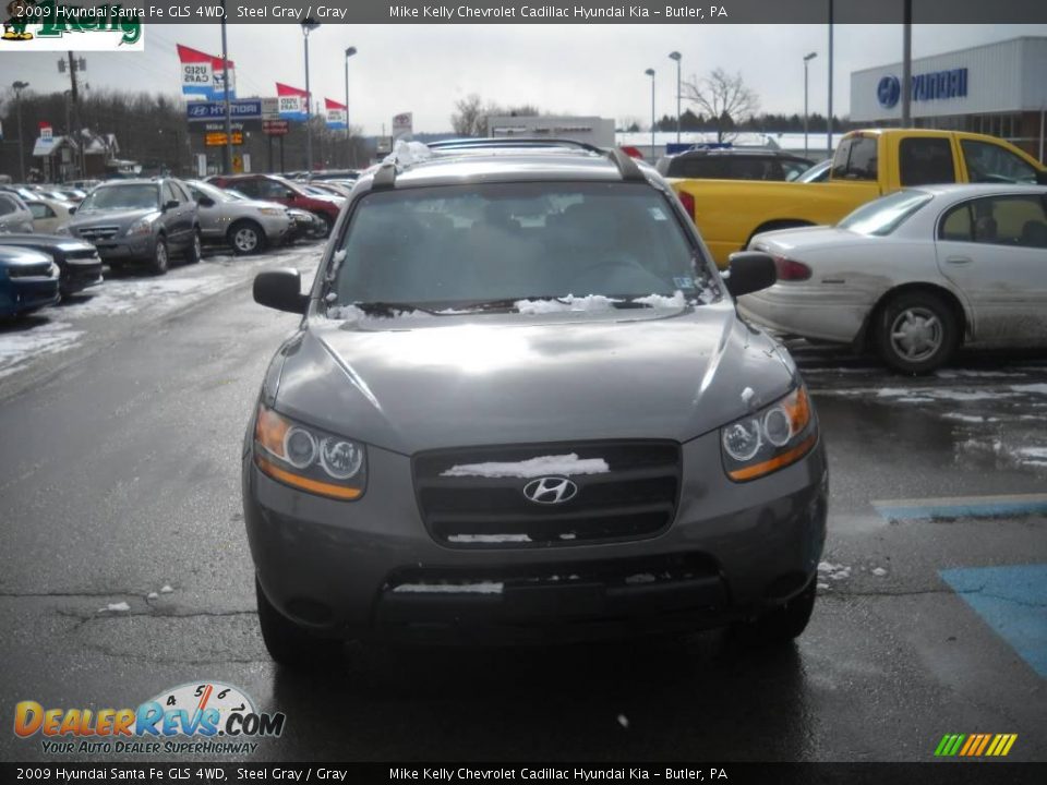 2009 Hyundai Santa Fe GLS 4WD Steel Gray / Gray Photo #15