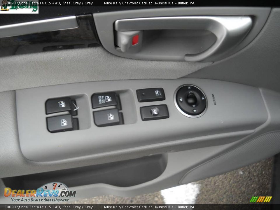 2009 Hyundai Santa Fe GLS 4WD Steel Gray / Gray Photo #16