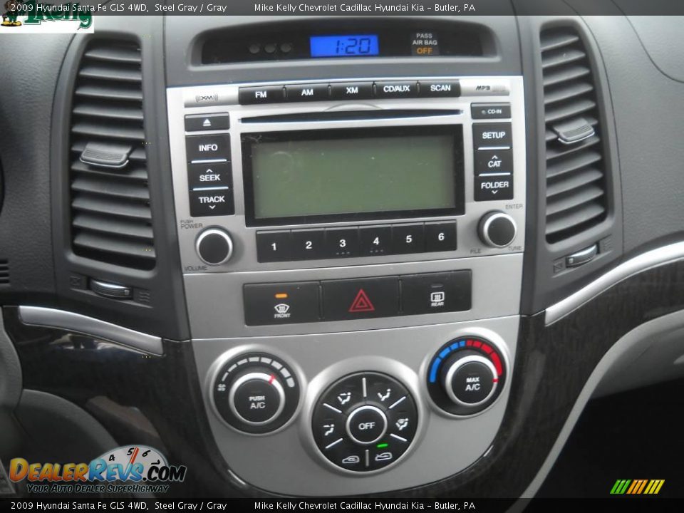 2009 Hyundai Santa Fe GLS 4WD Steel Gray / Gray Photo #17