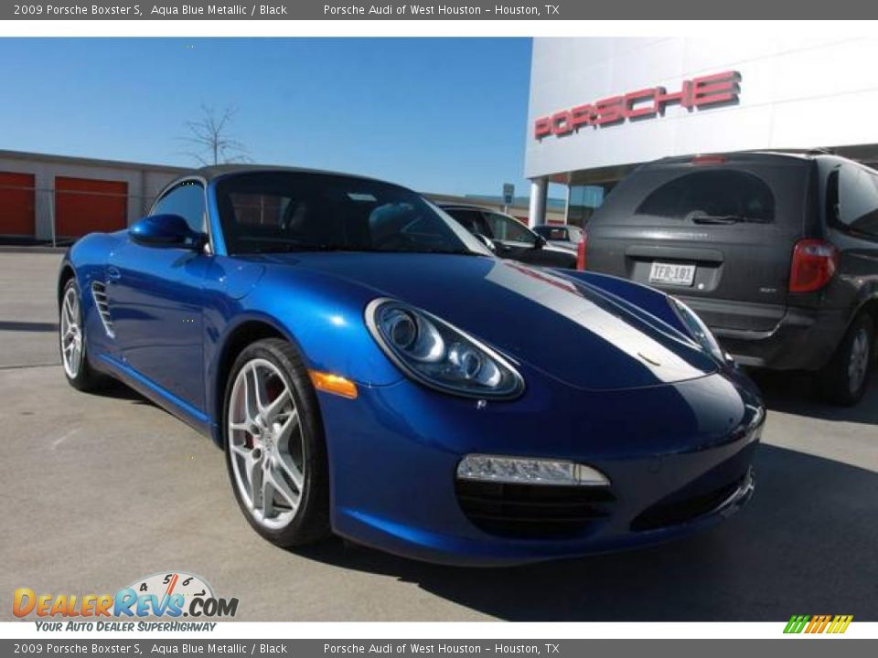 2009 Porsche Boxster S Aqua Blue Metallic / Black Photo #1