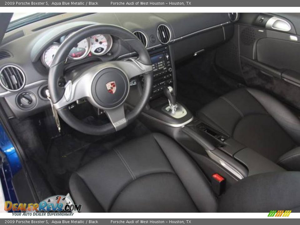 2009 Porsche Boxster S Aqua Blue Metallic / Black Photo #9