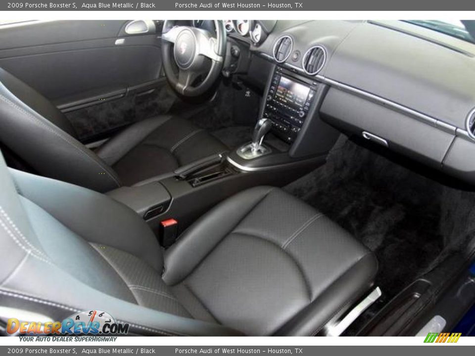 2009 Porsche Boxster S Aqua Blue Metallic / Black Photo #12