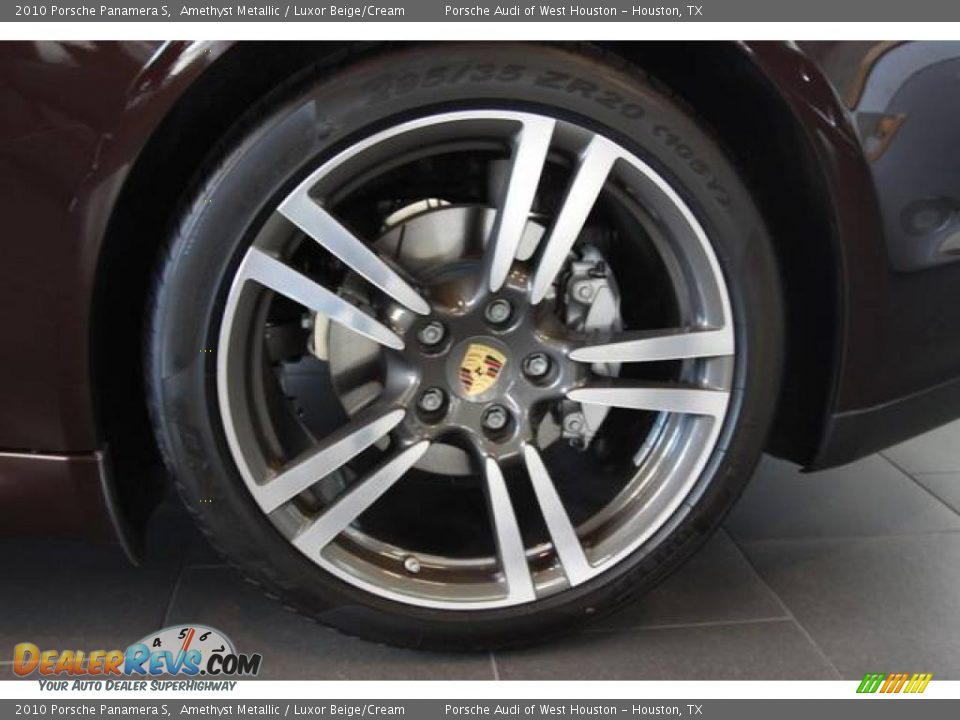 2010 Porsche Panamera S Amethyst Metallic / Luxor Beige/Cream Photo #4