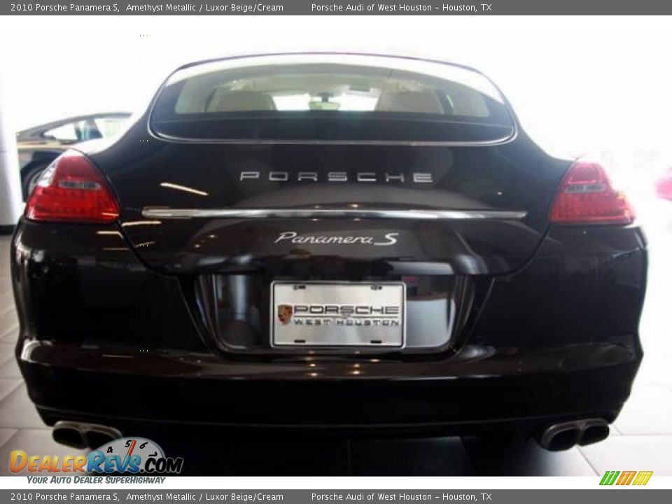 2010 Porsche Panamera S Amethyst Metallic / Luxor Beige/Cream Photo #6