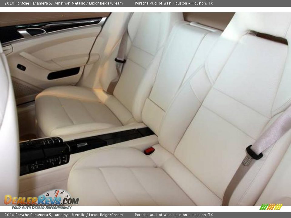 2010 Porsche Panamera S Amethyst Metallic / Luxor Beige/Cream Photo #9