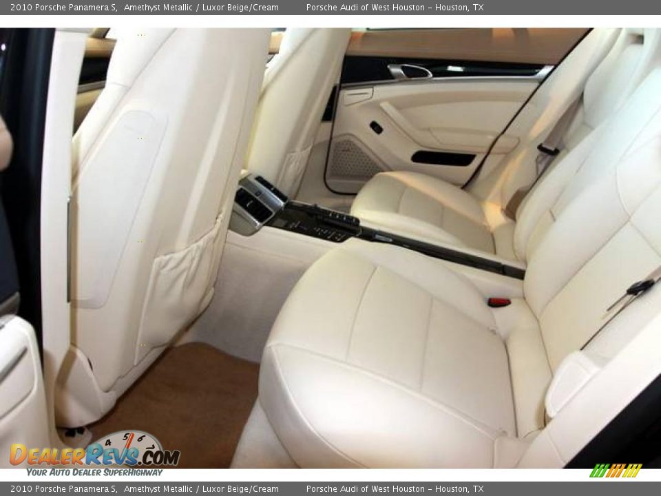 2010 Porsche Panamera S Amethyst Metallic / Luxor Beige/Cream Photo #10