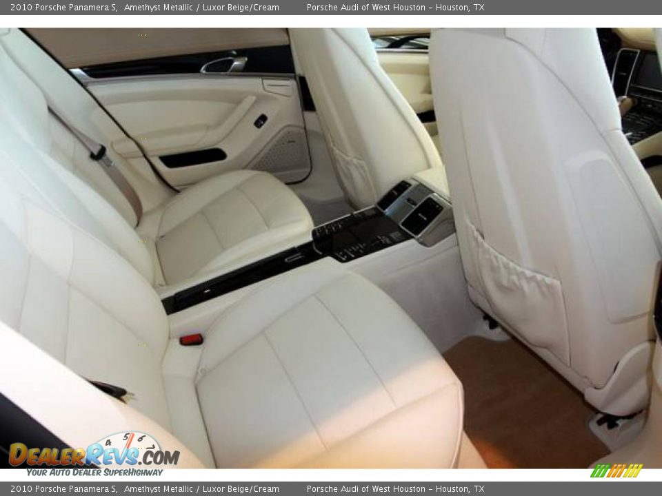 2010 Porsche Panamera S Amethyst Metallic / Luxor Beige/Cream Photo #11