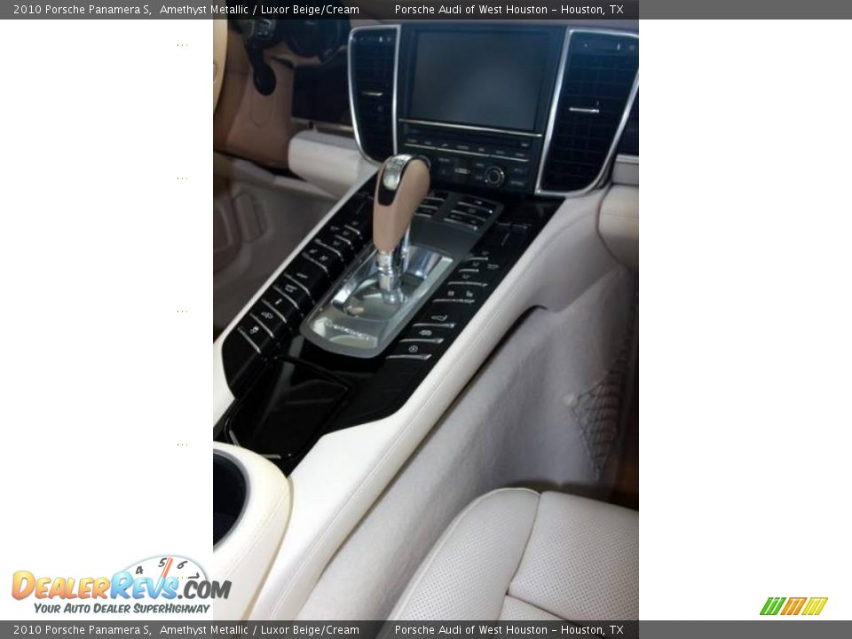 2010 Porsche Panamera S Amethyst Metallic / Luxor Beige/Cream Photo #14