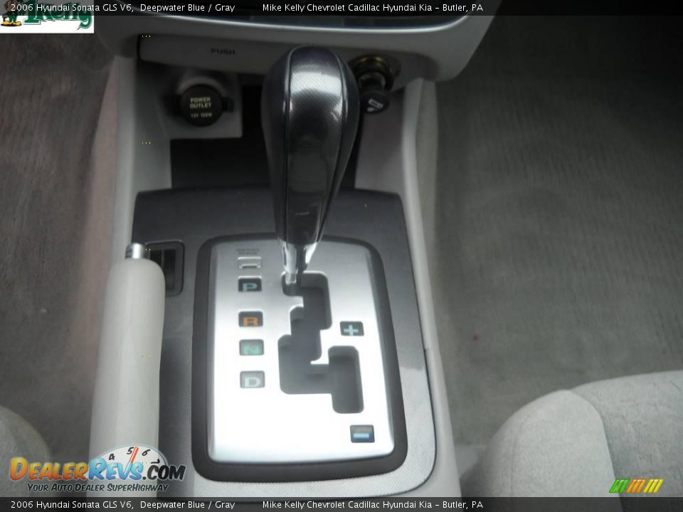 2006 Hyundai Sonata GLS V6 Deepwater Blue / Gray Photo #18