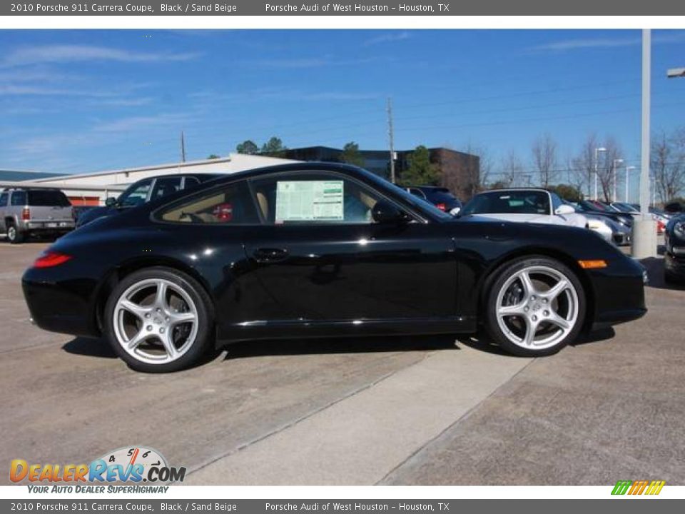 2010 Porsche 911 Carrera Coupe Black / Sand Beige Photo #2
