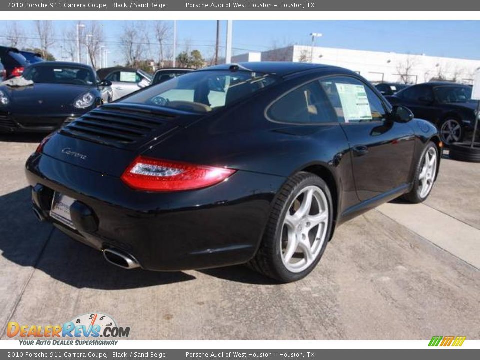 2010 Porsche 911 Carrera Coupe Black / Sand Beige Photo #4