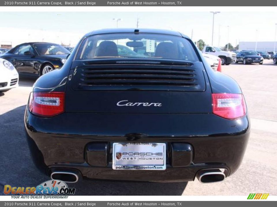 2010 Porsche 911 Carrera Coupe Black / Sand Beige Photo #5