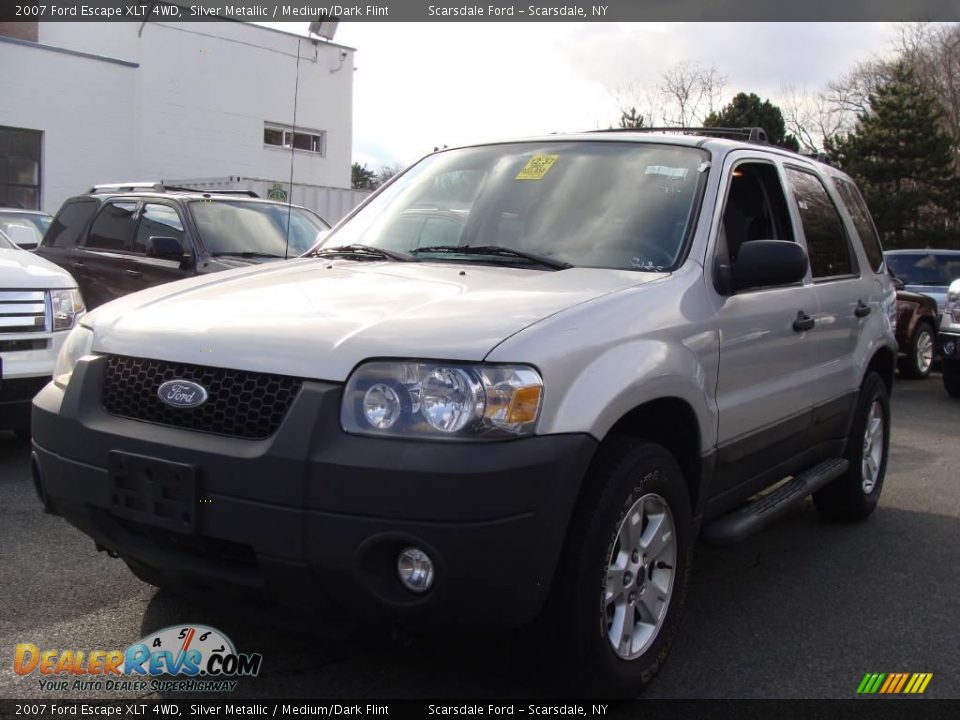 2007 Ford Escape XLT 4WD Silver Metallic / Medium/Dark Flint Photo #1
