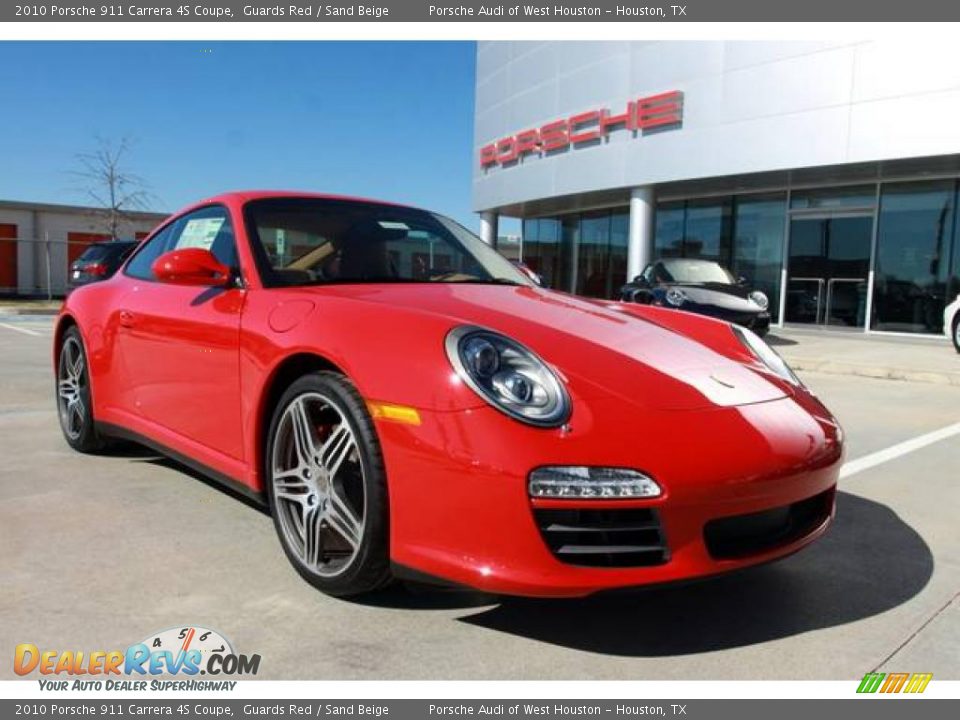 2010 Porsche 911 Carrera 4S Coupe Guards Red / Sand Beige Photo #1