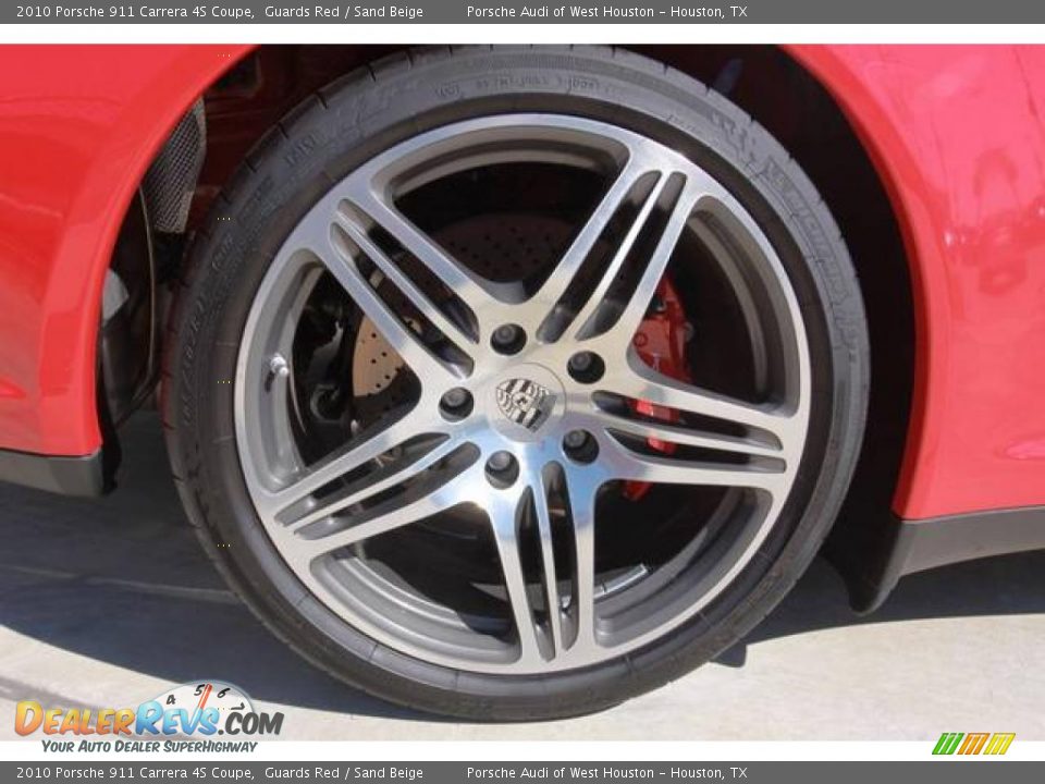 2010 Porsche 911 Carrera 4S Coupe Guards Red / Sand Beige Photo #2