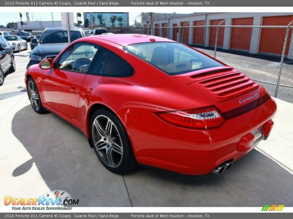 2010 Porsche 911 Carrera 4S Coupe Guards Red / Sand Beige Photo #4