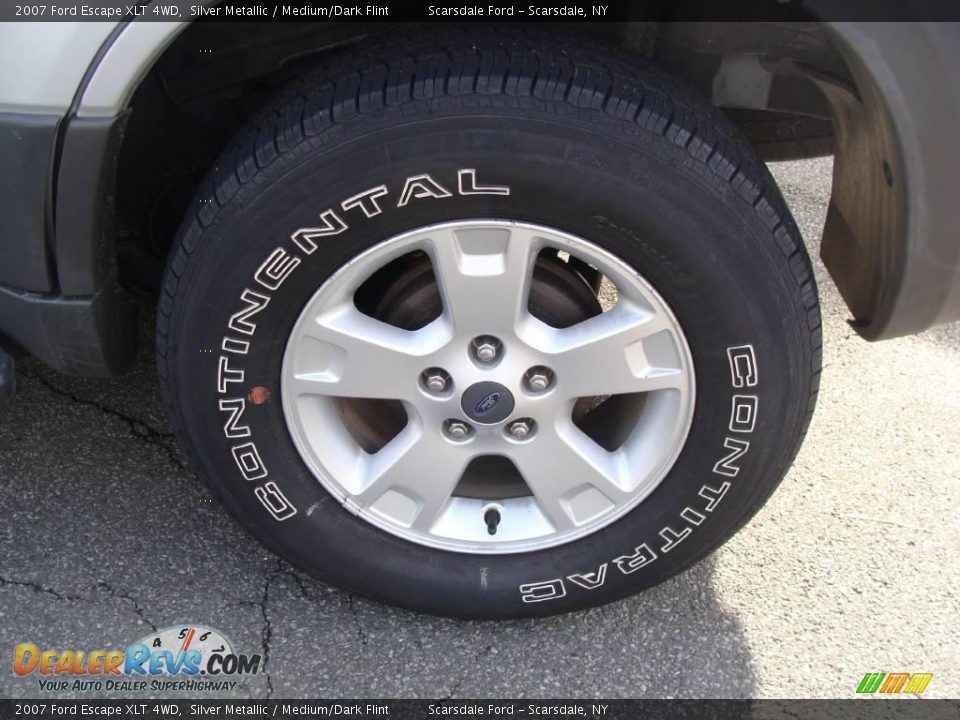 2007 Ford Escape XLT 4WD Silver Metallic / Medium/Dark Flint Photo #9