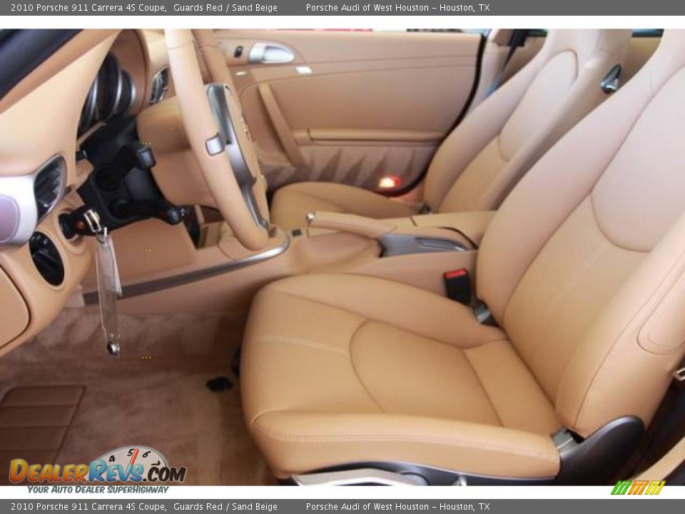 2010 Porsche 911 Carrera 4S Coupe Guards Red / Sand Beige Photo #7
