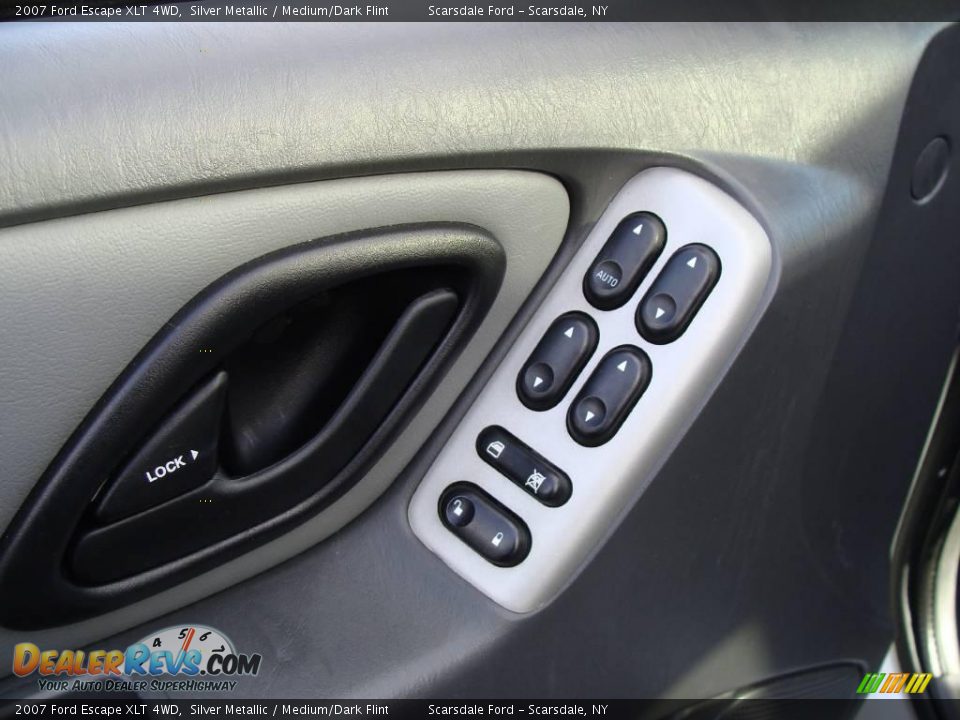 2007 Ford Escape XLT 4WD Silver Metallic / Medium/Dark Flint Photo #12