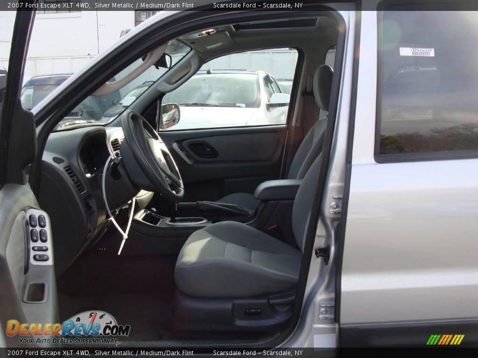 2007 Ford Escape XLT 4WD Silver Metallic / Medium/Dark Flint Photo #13