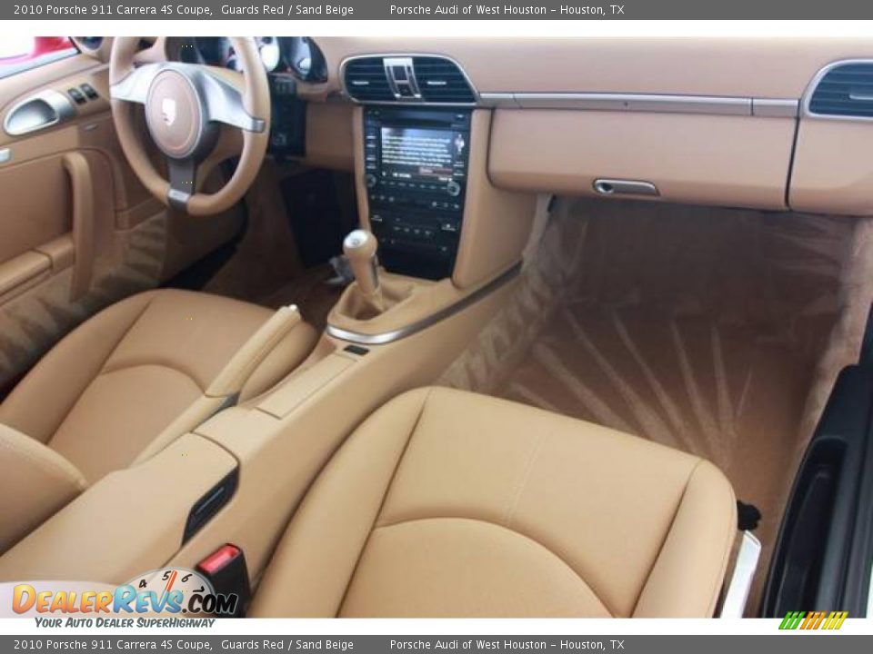 2010 Porsche 911 Carrera 4S Coupe Guards Red / Sand Beige Photo #10