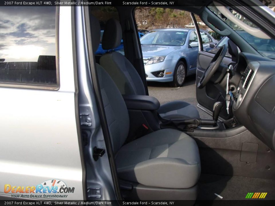 2007 Ford Escape XLT 4WD Silver Metallic / Medium/Dark Flint Photo #16