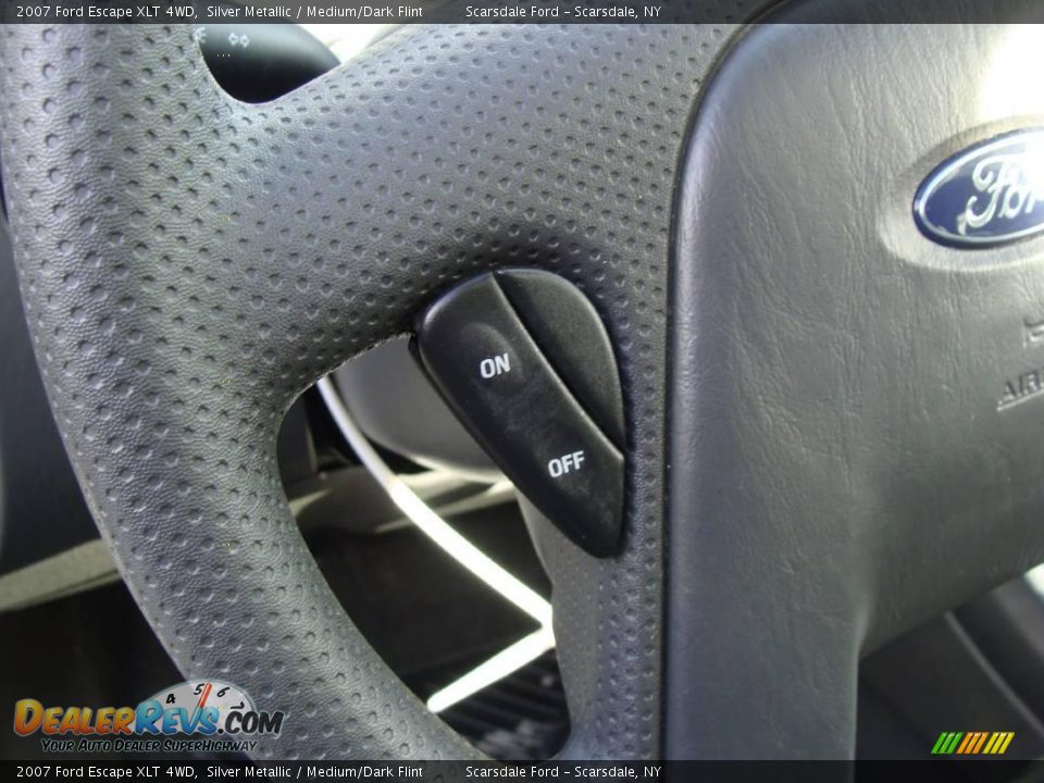 2007 Ford Escape XLT 4WD Silver Metallic / Medium/Dark Flint Photo #24
