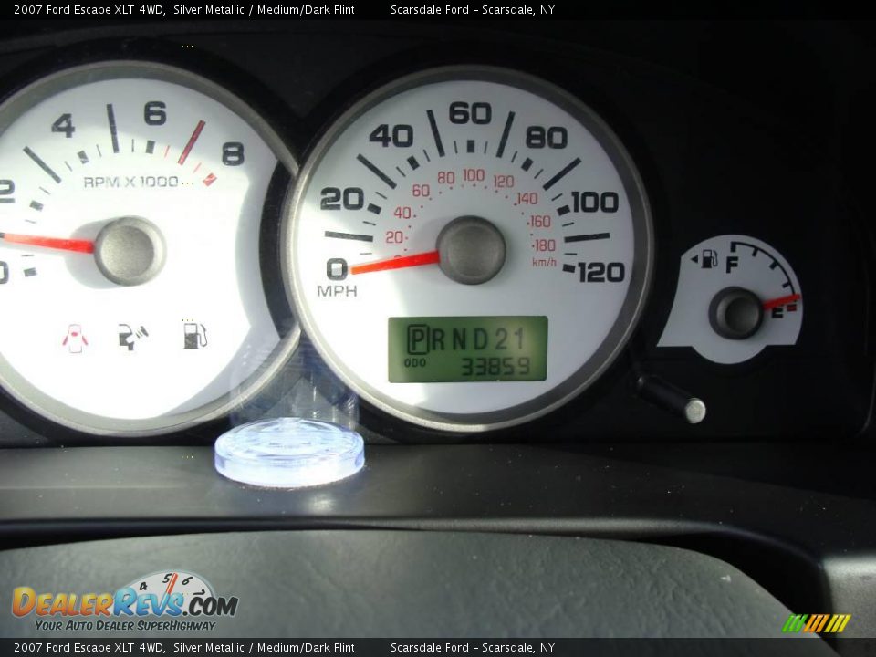2007 Ford Escape XLT 4WD Silver Metallic / Medium/Dark Flint Photo #26