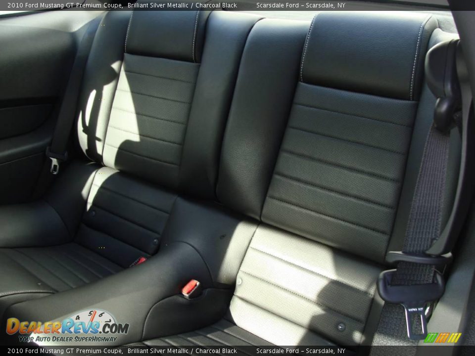 2010 Ford Mustang GT Premium Coupe Brilliant Silver Metallic / Charcoal Black Photo #18