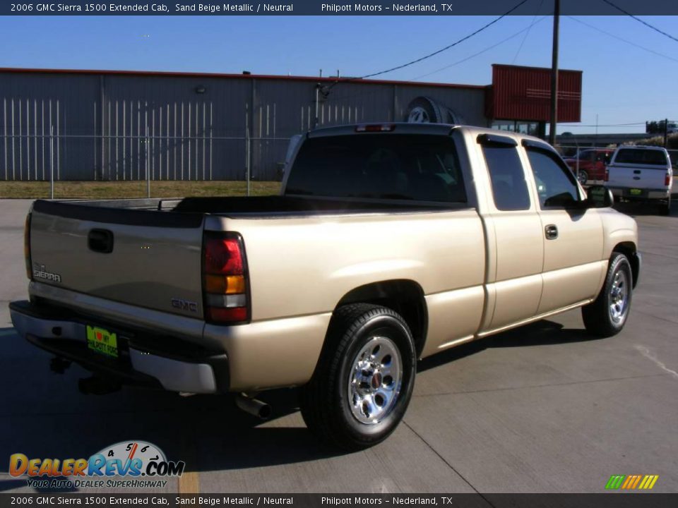 2006 GMC Sierra 1500 Extended Cab Sand Beige Metallic / Neutral Photo #3