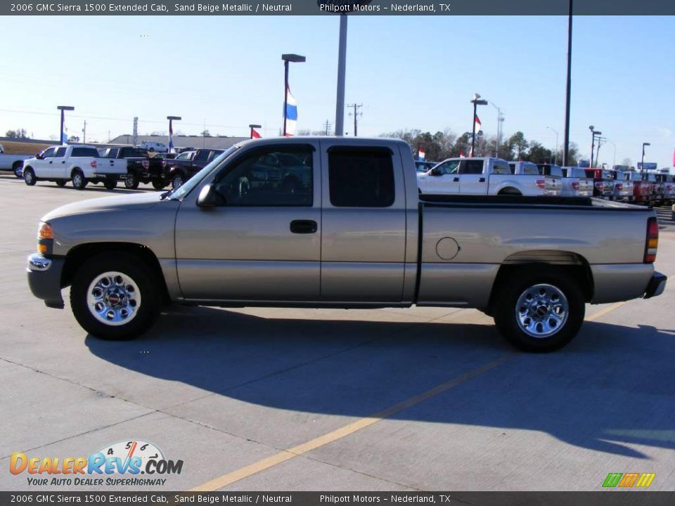2006 GMC Sierra 1500 Extended Cab Sand Beige Metallic / Neutral Photo #6