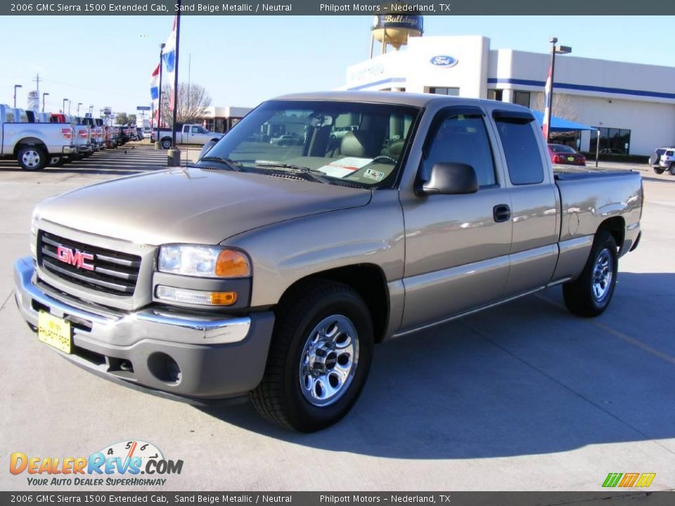 2006 GMC Sierra 1500 Extended Cab Sand Beige Metallic / Neutral Photo #7