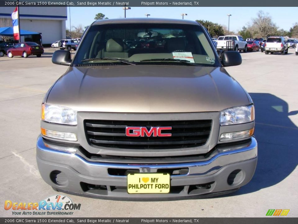 2006 GMC Sierra 1500 Extended Cab Sand Beige Metallic / Neutral Photo #8