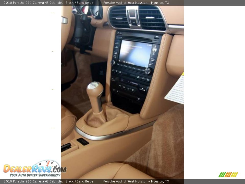 2010 Porsche 911 Carrera 4S Cabriolet Black / Sand Beige Photo #14
