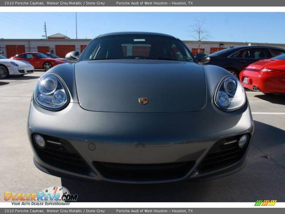 2010 Porsche Cayman Meteor Grey Metallic / Stone Grey Photo #2