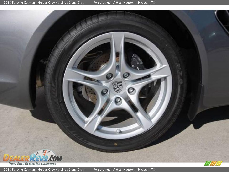 2010 Porsche Cayman Meteor Grey Metallic / Stone Grey Photo #4